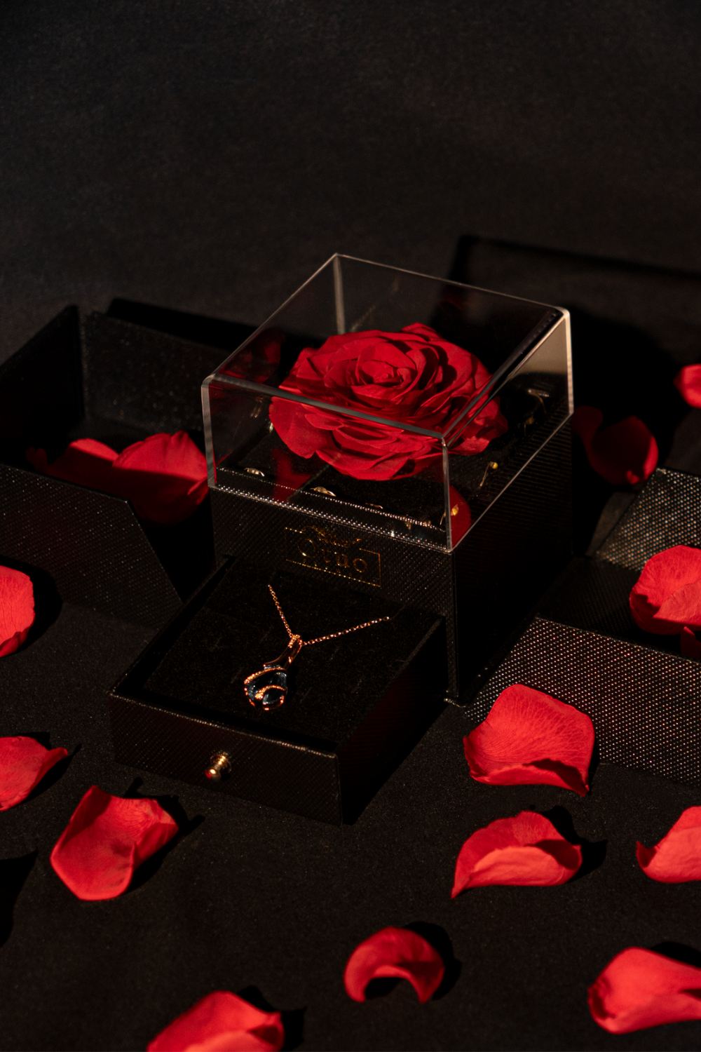 Preserved Roses Gift Jewerlry Box