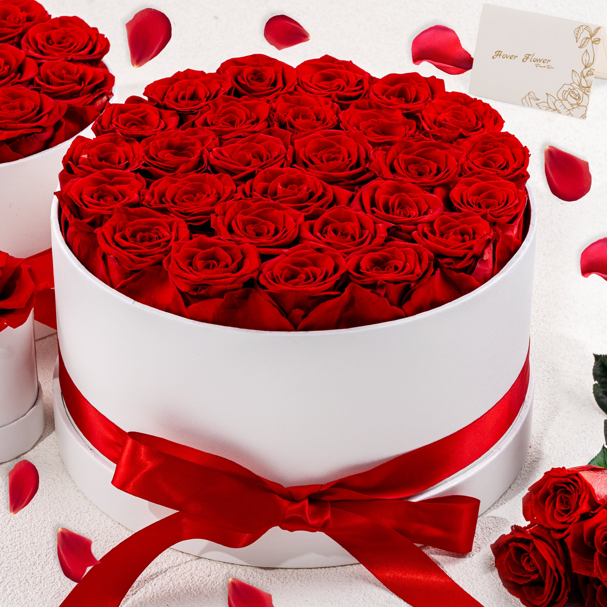 Hover Flower Preserved Roses in a Box