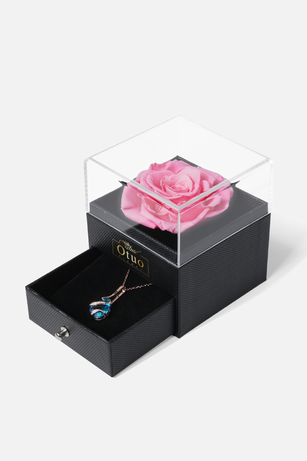 Rose Flip Jewelry Box