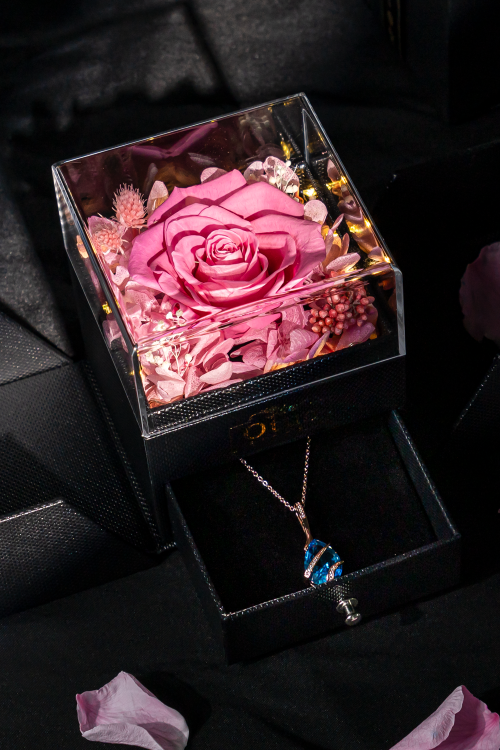 Rose Gift Jewelry Box