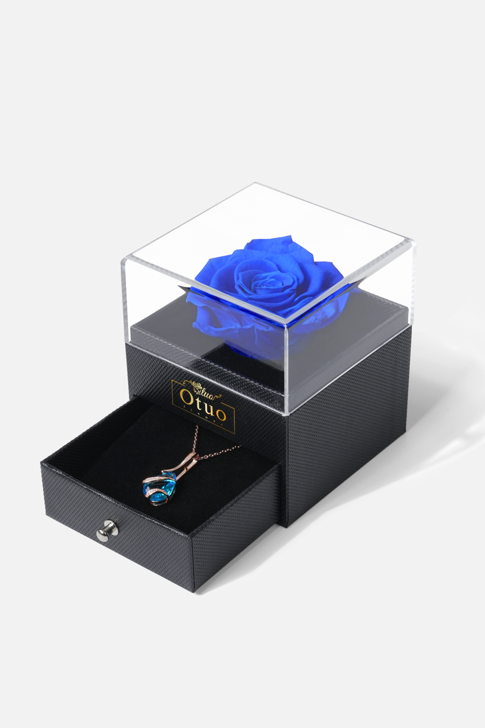 Rose Flip Jewelry Box