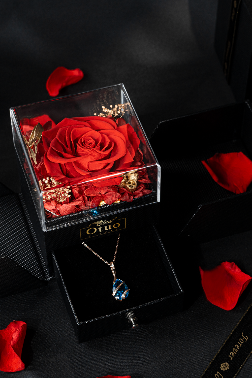 Rose Gift Jewelry Box