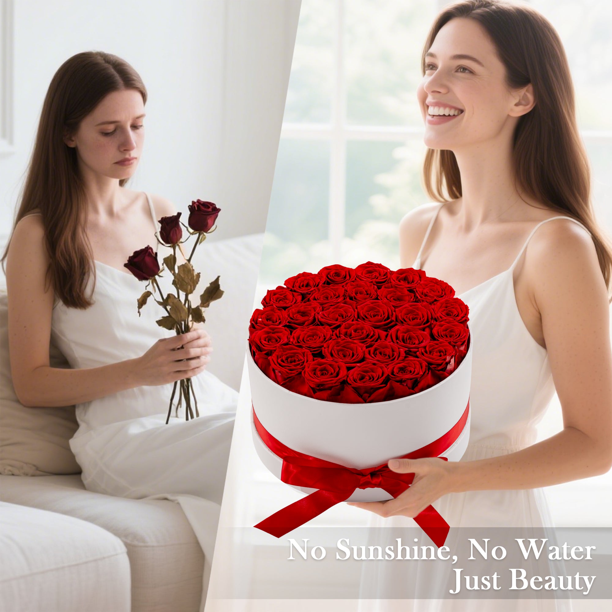 Hover Flower Preserved Roses in a Box